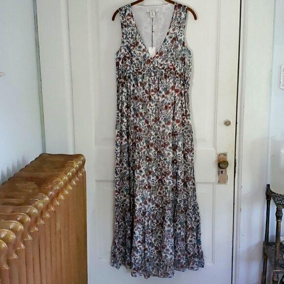Rachel Zoe Floral Cotton Maxi Dress - Picture 6 of 16